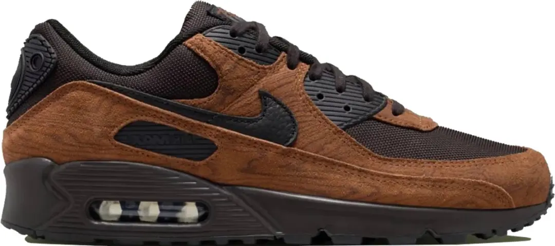 Nike Air Max 90 Premium 'Light Brtitish Tan Velvet Brown' maat 43.