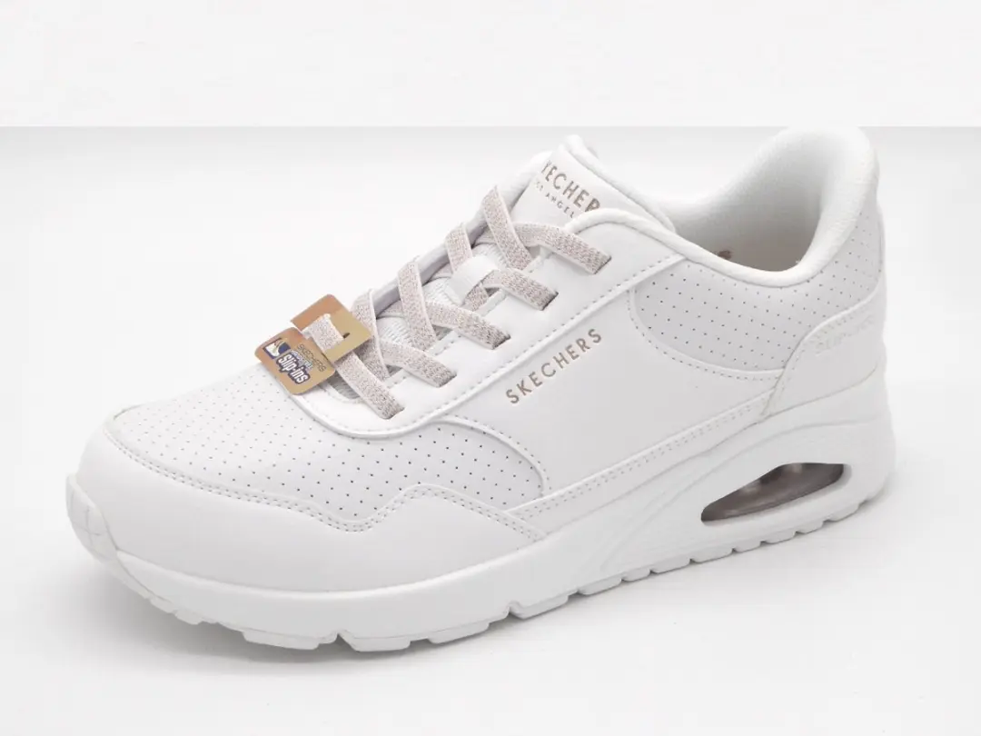 Skechers Uno Banksia Luxe Dames Instappers - Wit