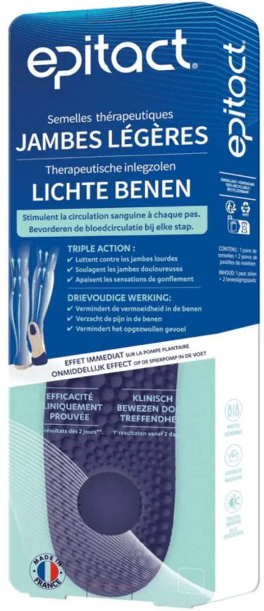 Epitact Therapeutische Inlegzolen Lichte Benen 39-41