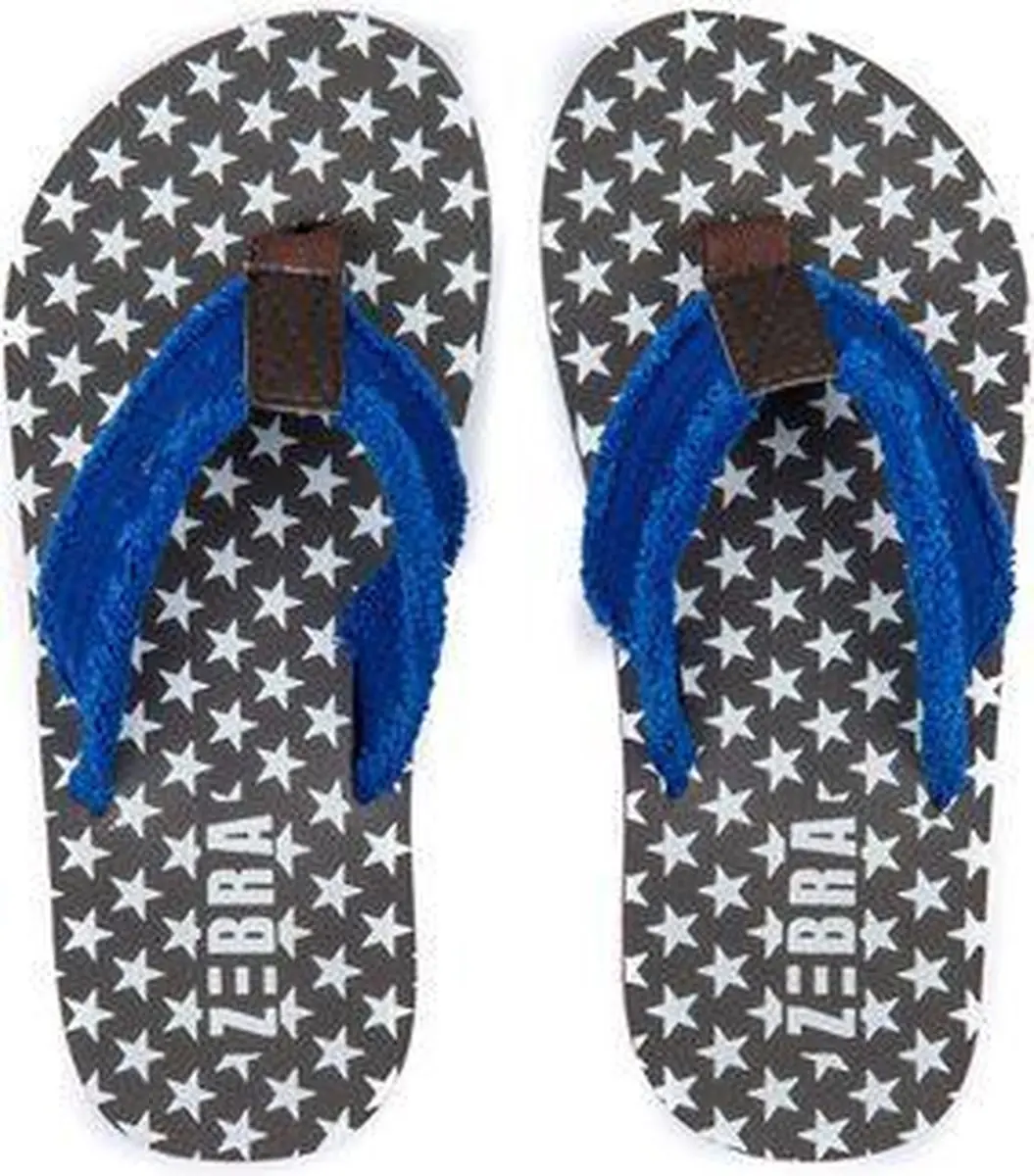 Zebra slippers Boys stars maat 29/30