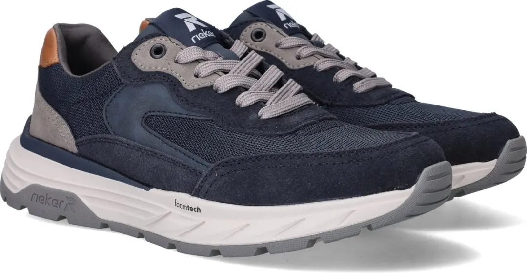 Rieker H-leest Sneakers - Blauw - Maat 40 - afbeelding 3 van 6