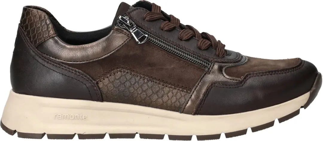 Remonte Sneakers bruin Synthetisch