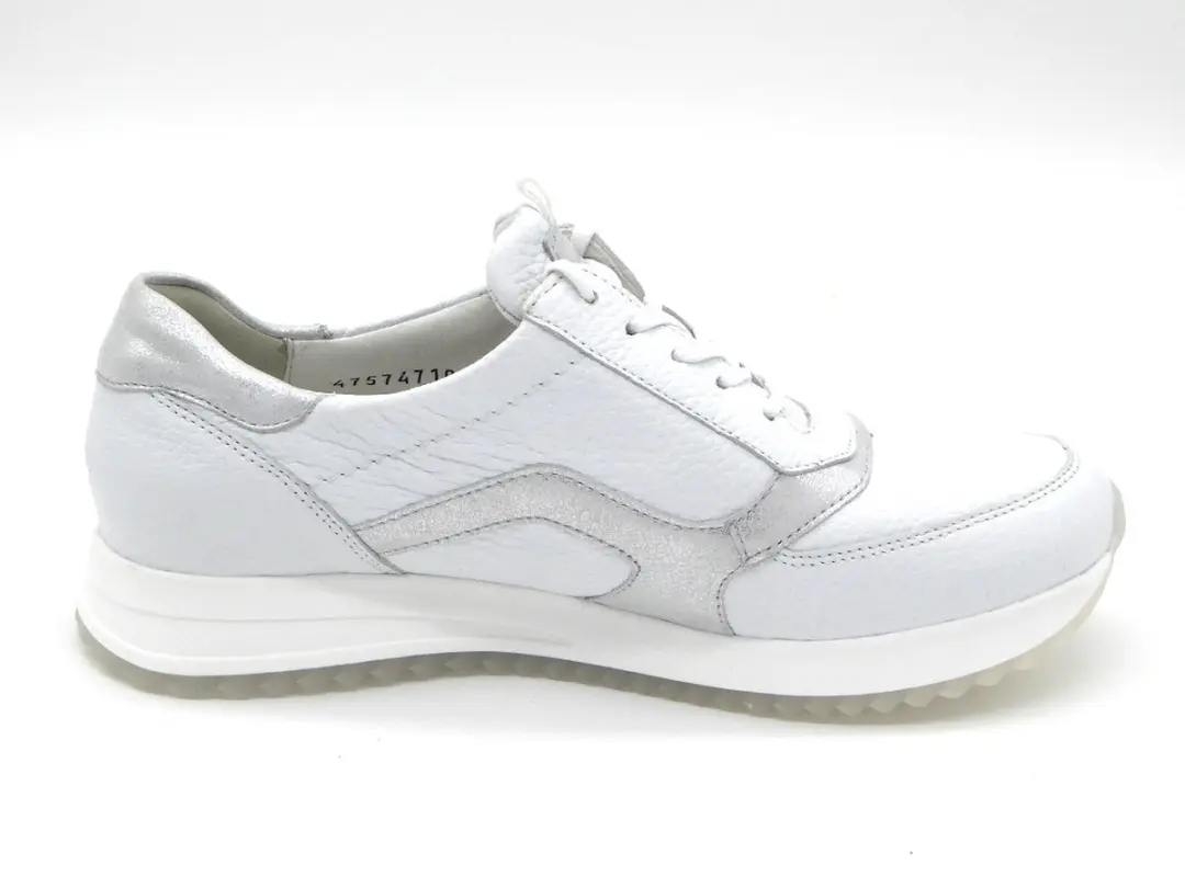 Wäldlaufer Dames Sneaker H-Vicky 752002-201-663 - Wit/Zilver - Maat 37.5