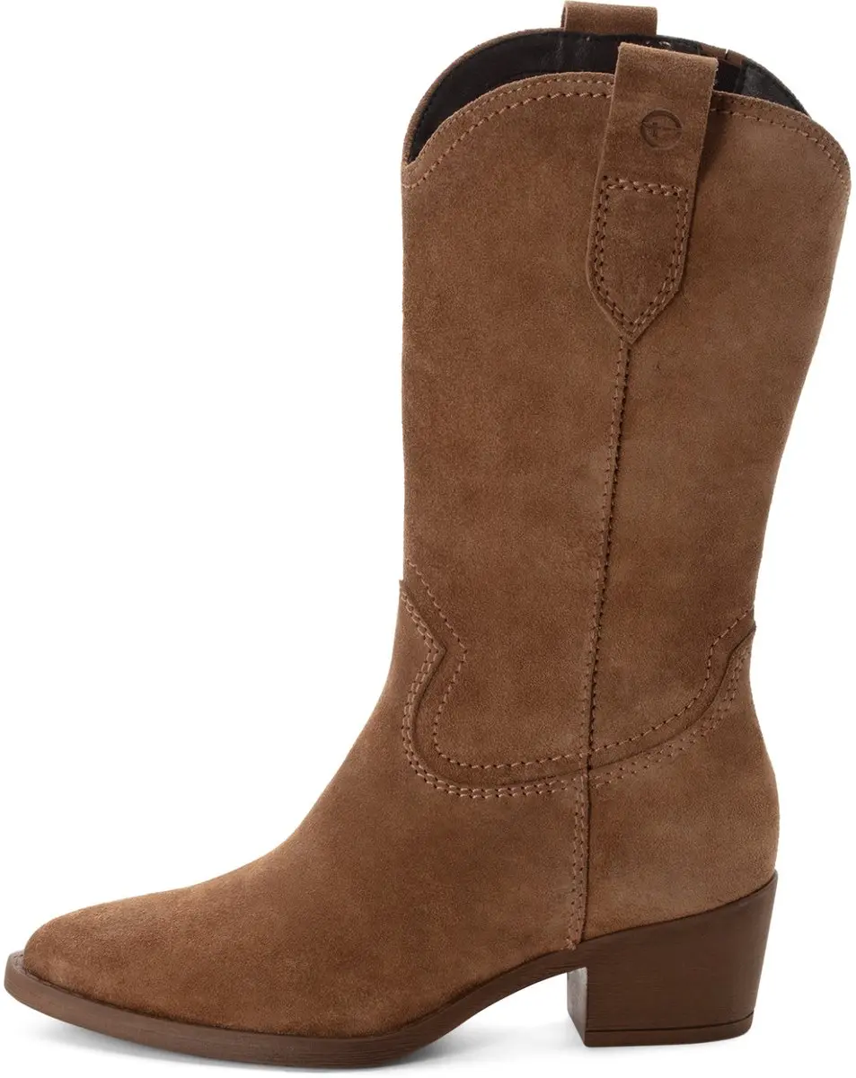 Tamaris Cowboylaarzen bruin Leer