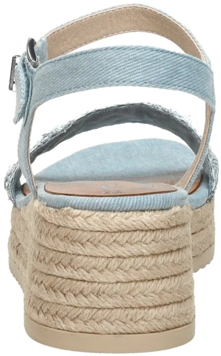 Tamaris Sandalen Touwzool Sandalen Touwzool - Licht blauw - Maat 38 - afbeelding 6 van 6