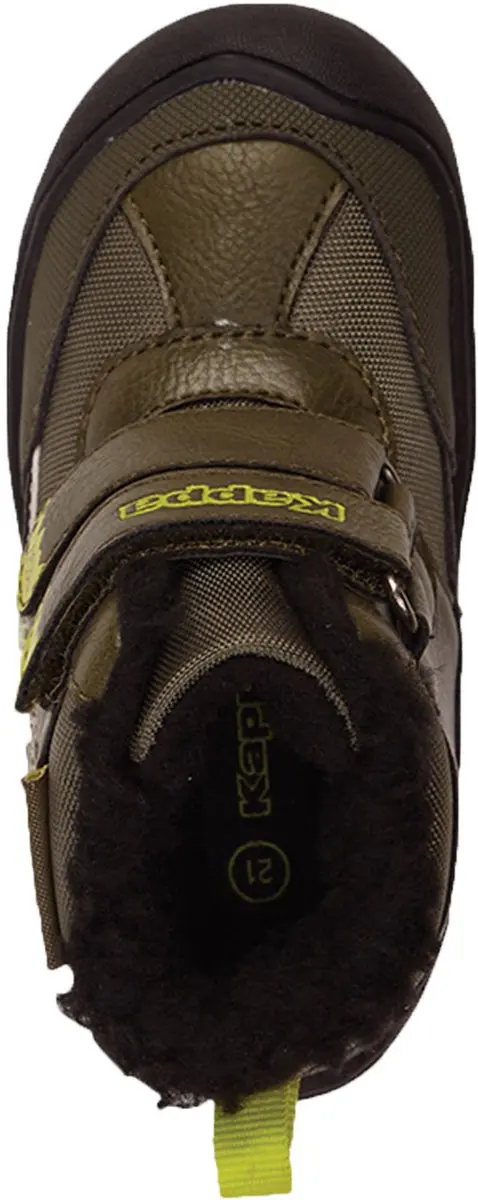 Kappa Claw Tex Kindersneakers 280022M - Groen/Zwart - Maat 20 - afbeelding 4 van 6