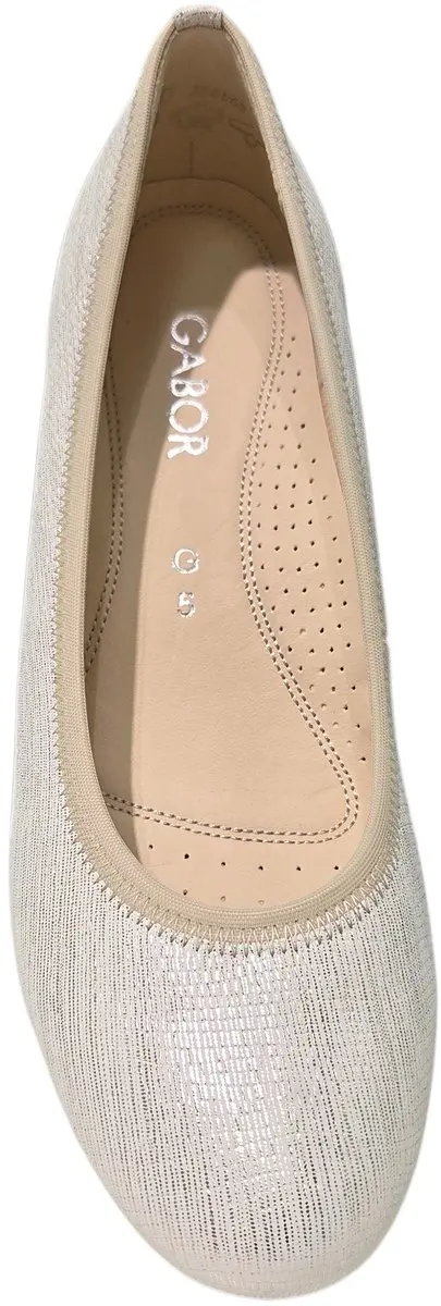 Gabor 82.641.80 Pumps Wit Leer Dames Sleehak - Wit - 38.5 - afbeelding 2 van 6