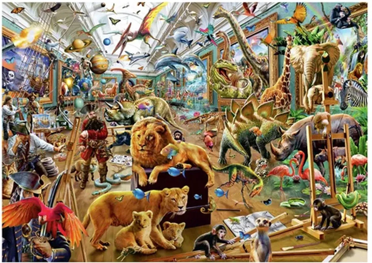 Ravensburger Chaos in de Galerij 1000 Stuks - Multicolor