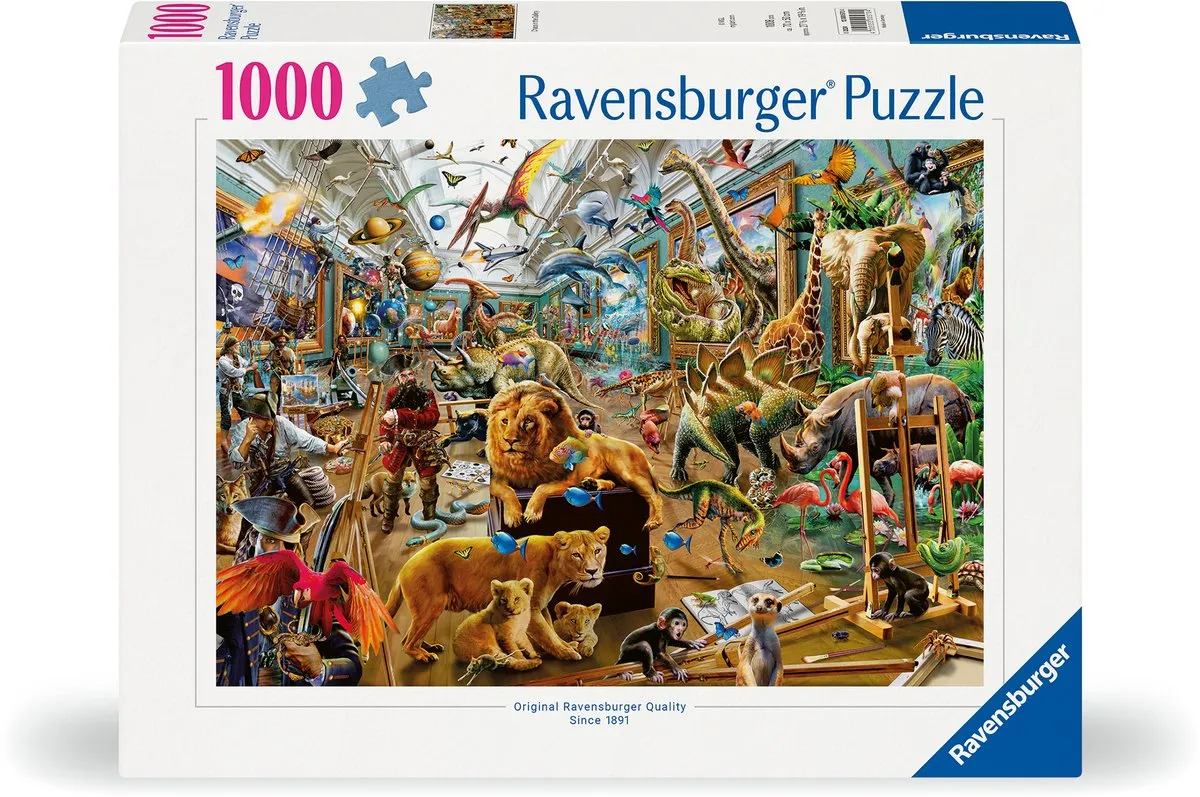 Ravensburger Chaos in de Galerij 1000 Stuks - Multicolor