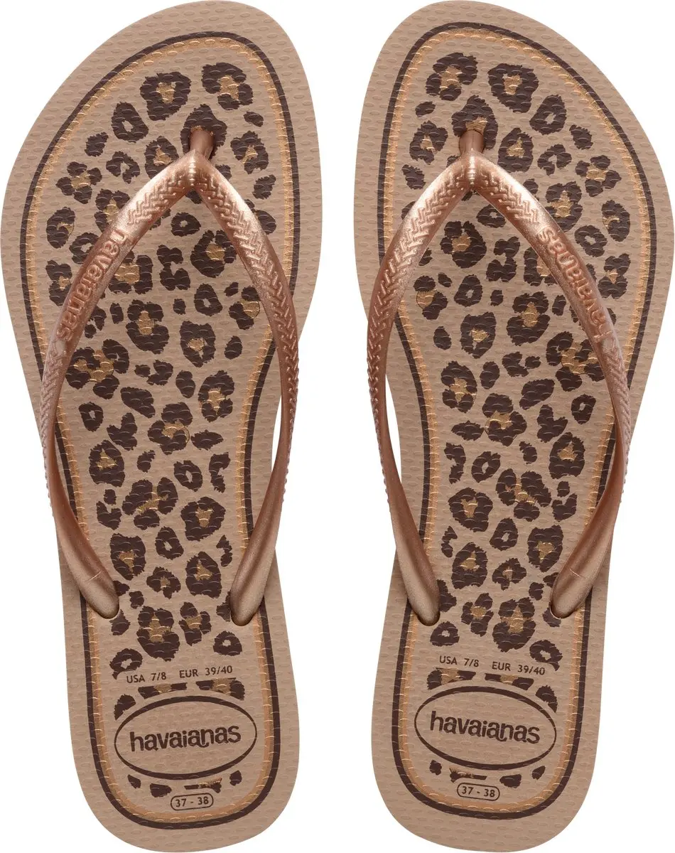 Havaianas HAV. SLIM ANIMALS ROSE GOLD/ROSE GOLD Dames Slippers