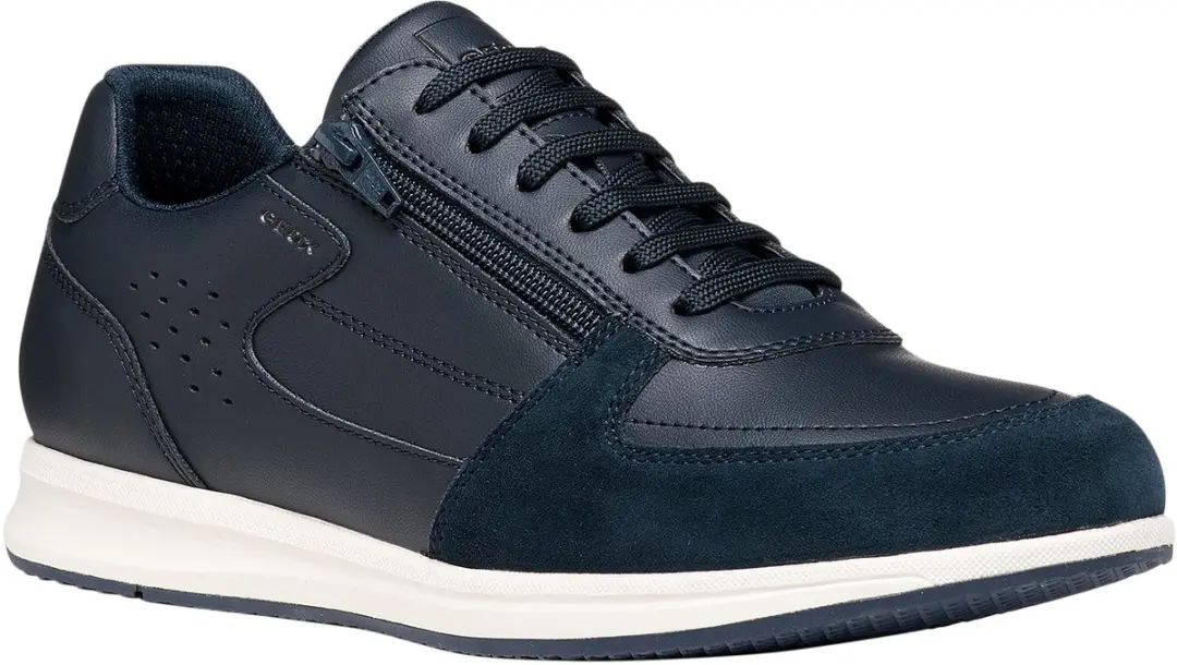 GEOX Avery Leren Sneakers - Blauw