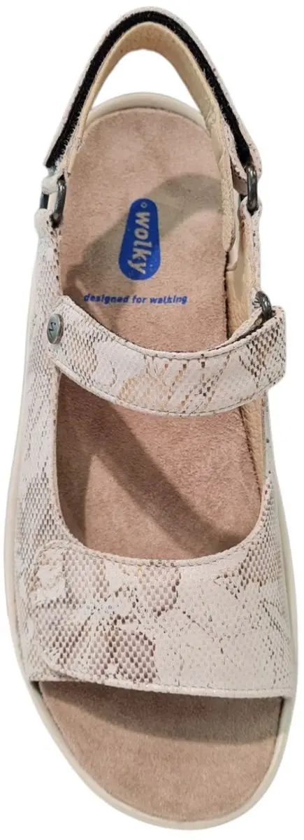 Wolky Dames Adura Sandalen 03350 - Beige Combi