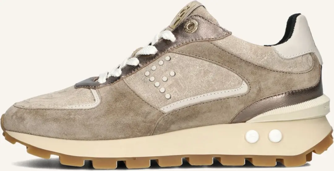 Floris van Bommel Blokki Sneakers Sfw-10084 - Bruin - Dames