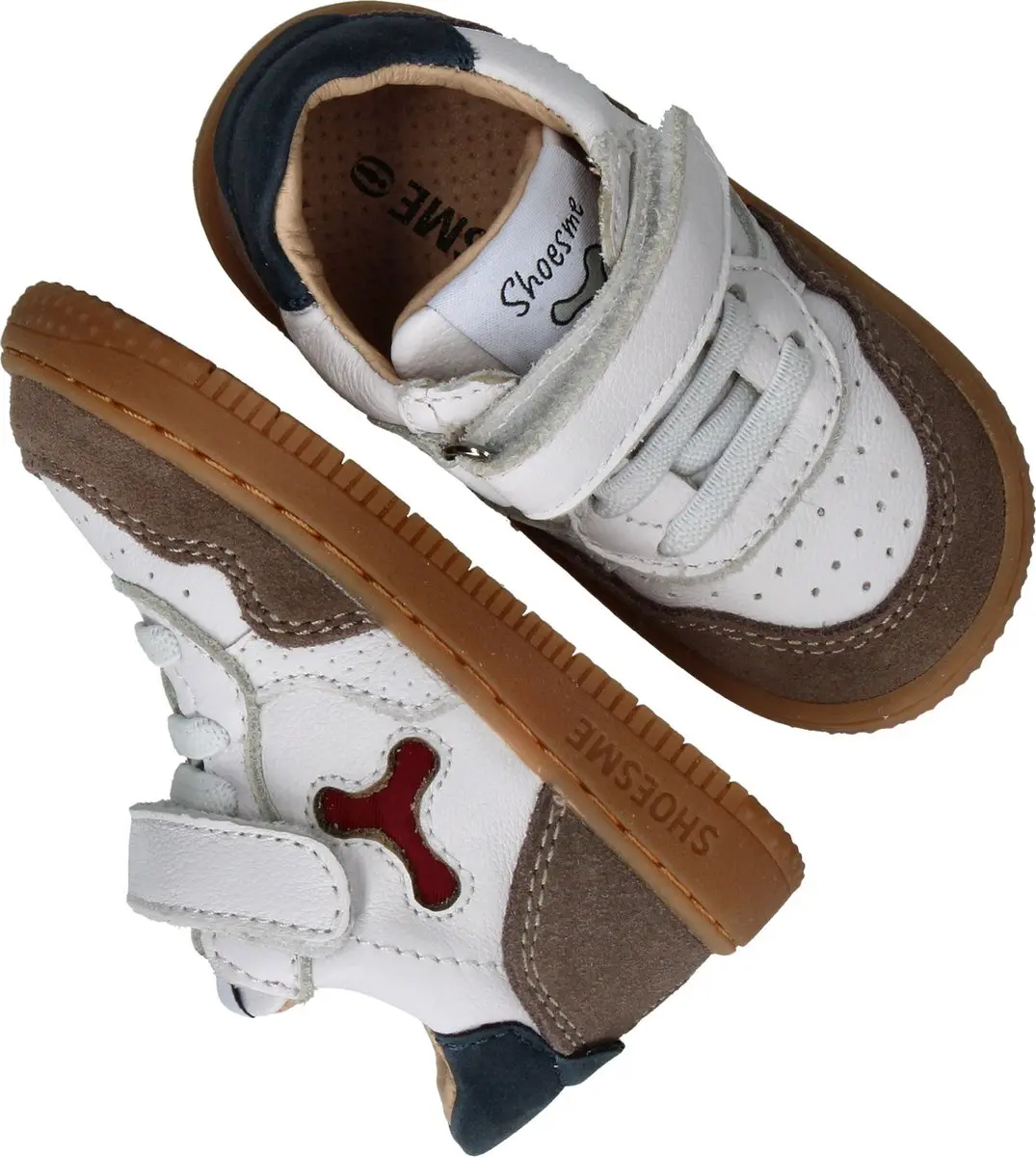 Shoesme Babyschoenen Bn24s012 - Maat 20 - Wit Leer