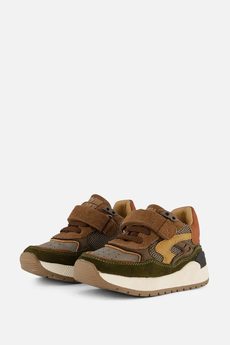 Shoesme Trainer Sneakers bruin Leer