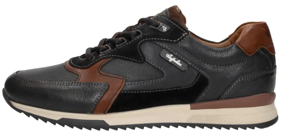 Australian Bakersville Leren Sneakers - Zwart - afbeelding 2 van 6