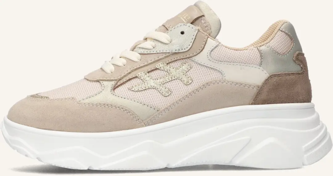 Hip Meisjes Lage Sneakers H1521 - Beige - 39