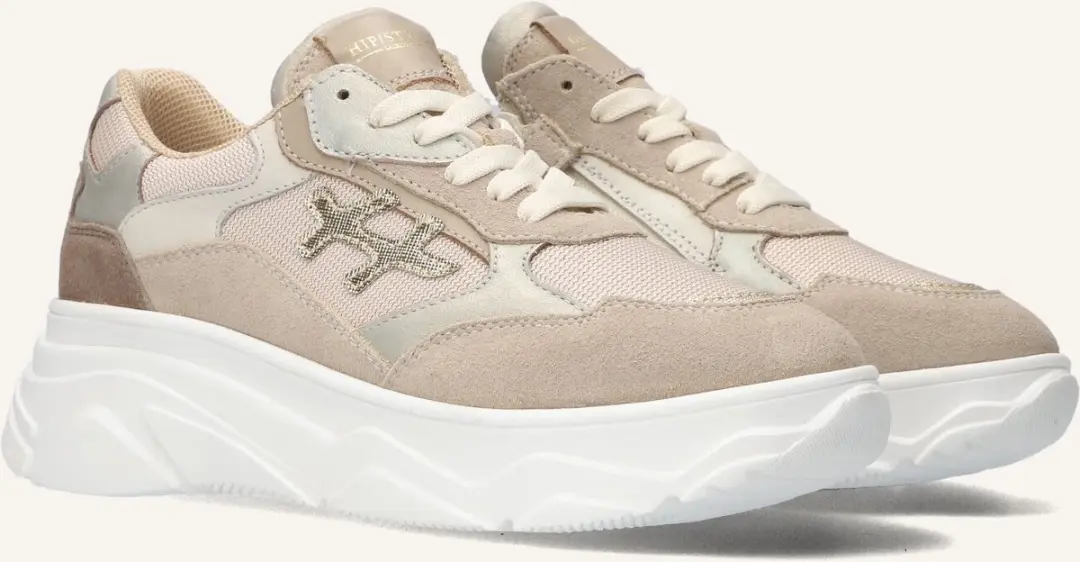 Hip Meisjes Lage Sneakers H1521 - Beige - 39 - afbeelding 6 van 6