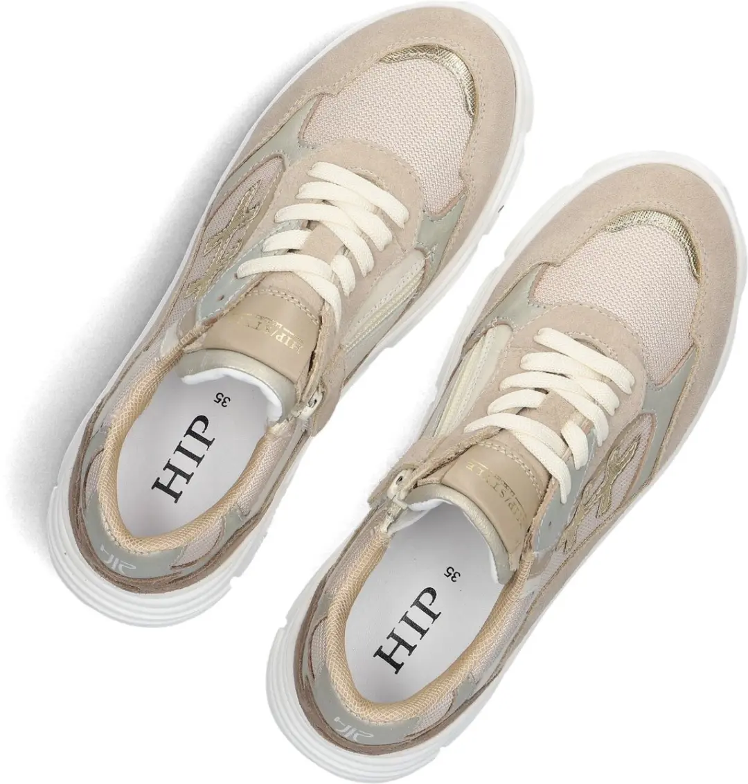 Hip Meisjes Lage Sneakers H1521 - Beige - 39