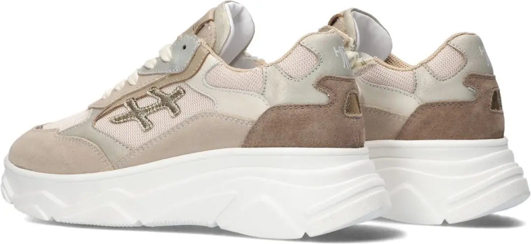 Hip Meisjes Lage Sneakers H1521 - Beige - 39