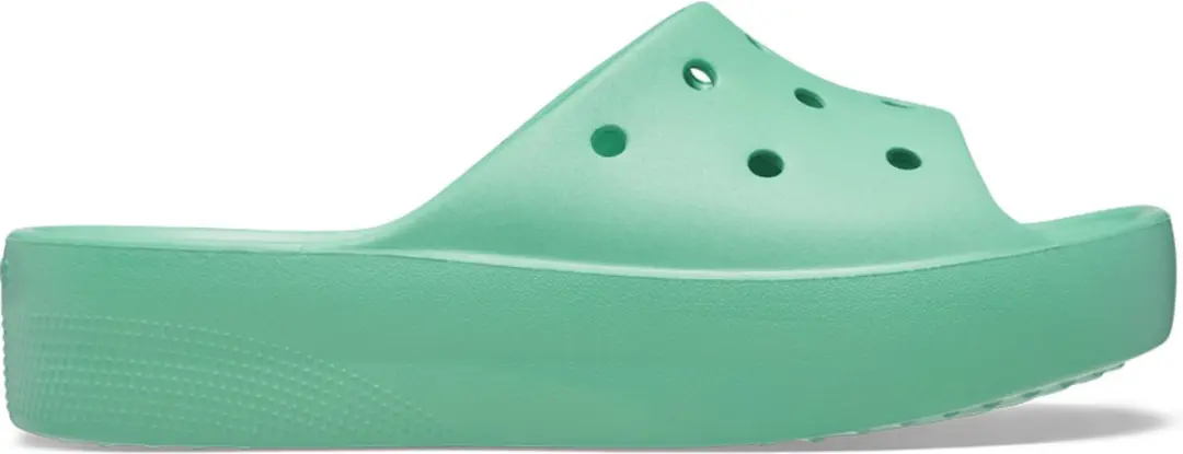 Crocs Classic Platform Slide W Slippers - Lichtblauw - afbeelding 4 van 6
