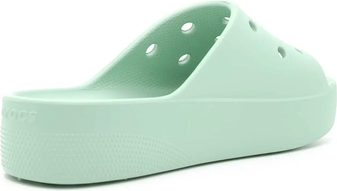 Crocs Classic Platform Slide W Slippers - Lichtblauw - afbeelding 3 van 6