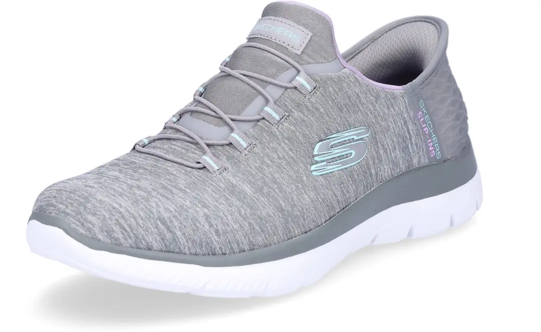 SKECHERS SUMMITS-DAZZLING HAZE 149937 GYMT Sneakers Slip in dames grijs
