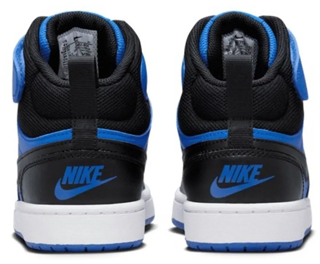 Nike Court Borough Mid 2 GS Sneaker - 38.5 - Blauw/Zwart
