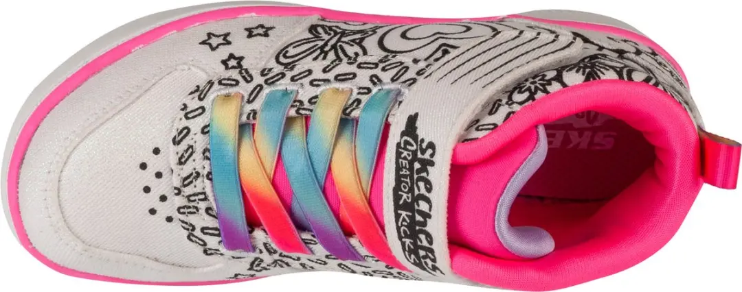 Skechers Sport Court Color Me Kicks 302213L-WMLT Sneakers - Wit - Maat 28