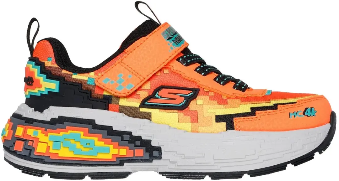 Skechers Mega-Craft 4K Jongens Sneakers - 27 - Oranje