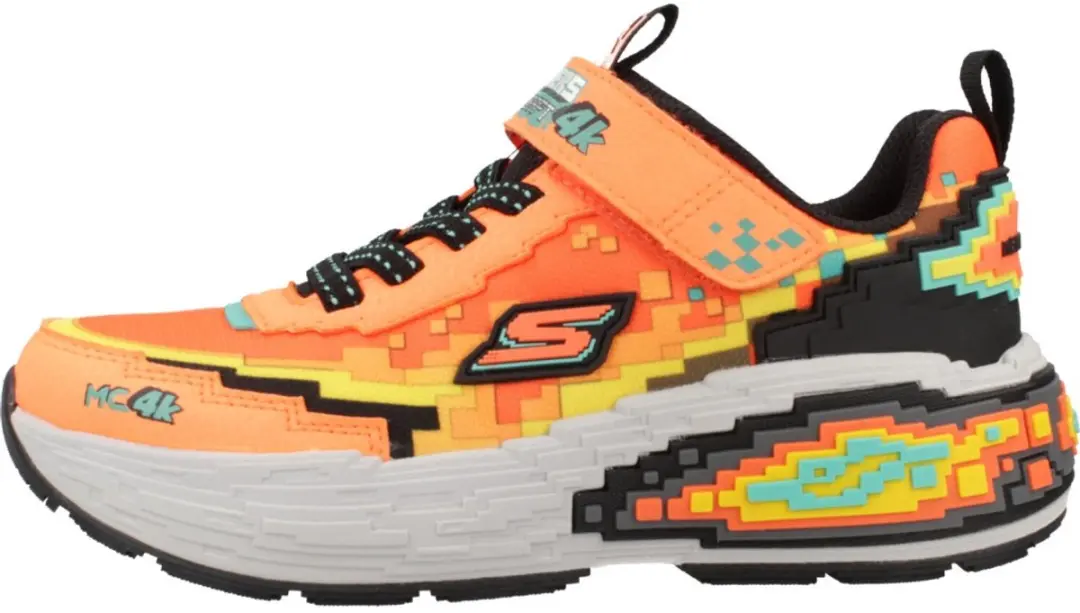 Skechers Mega-Craft 4K Jongens Sneakers - 27 - Oranje