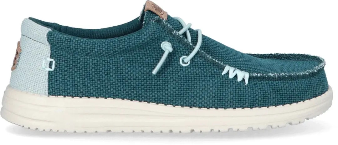 HEYDUDE Wally Braided Instappers - Groen 43