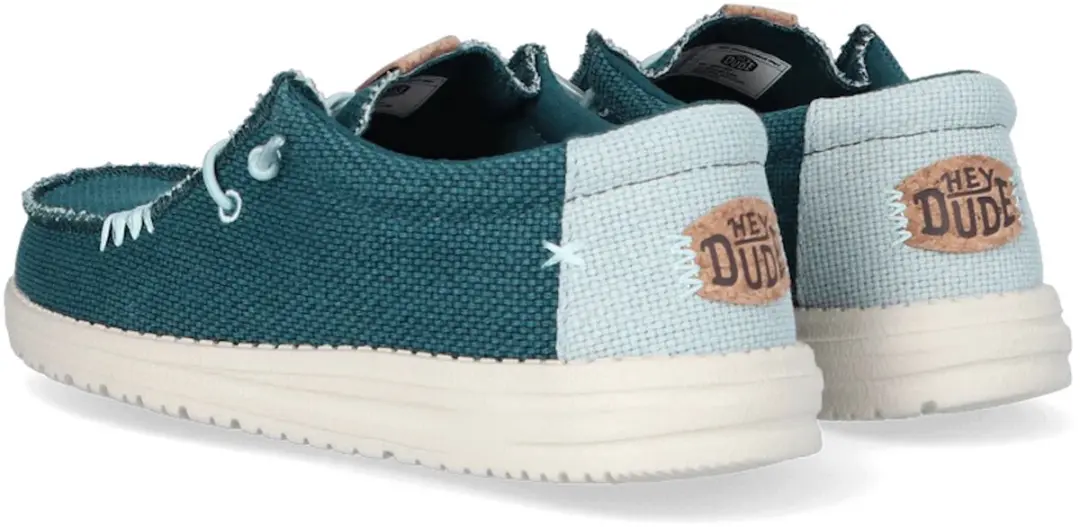 HEYDUDE Wally Braided Instappers - Groen 43