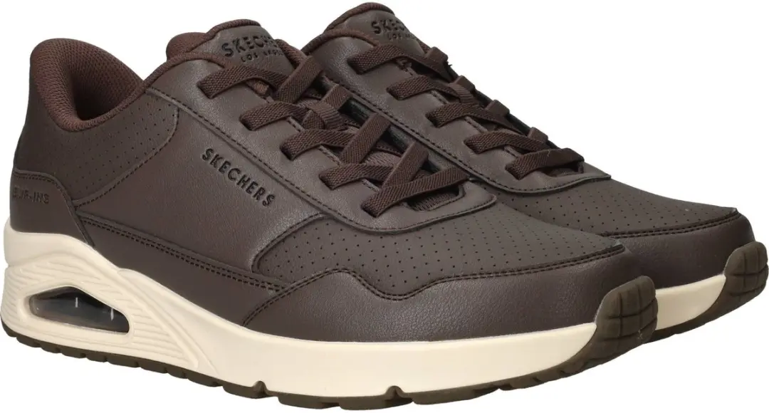 Skechers Slip-ins Uno Banksia Luxe Instappers - Bruin - afbeelding 4 van 6