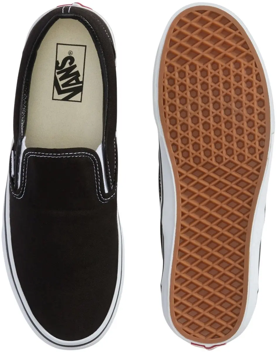 Vans Classic Slip-On Sneakers 42.5 - Zwart/Wit