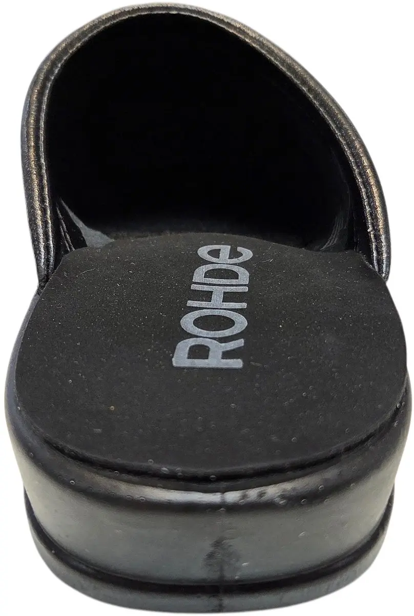 Rohde Heren Pantoffel 1550 - Maat 42 - Zwart