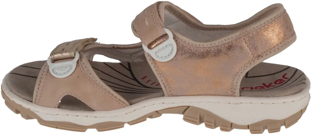 Rieker 68866-31 Sandalen - Vrouwen - Maat 42 - Roze - afbeelding 2 van 5