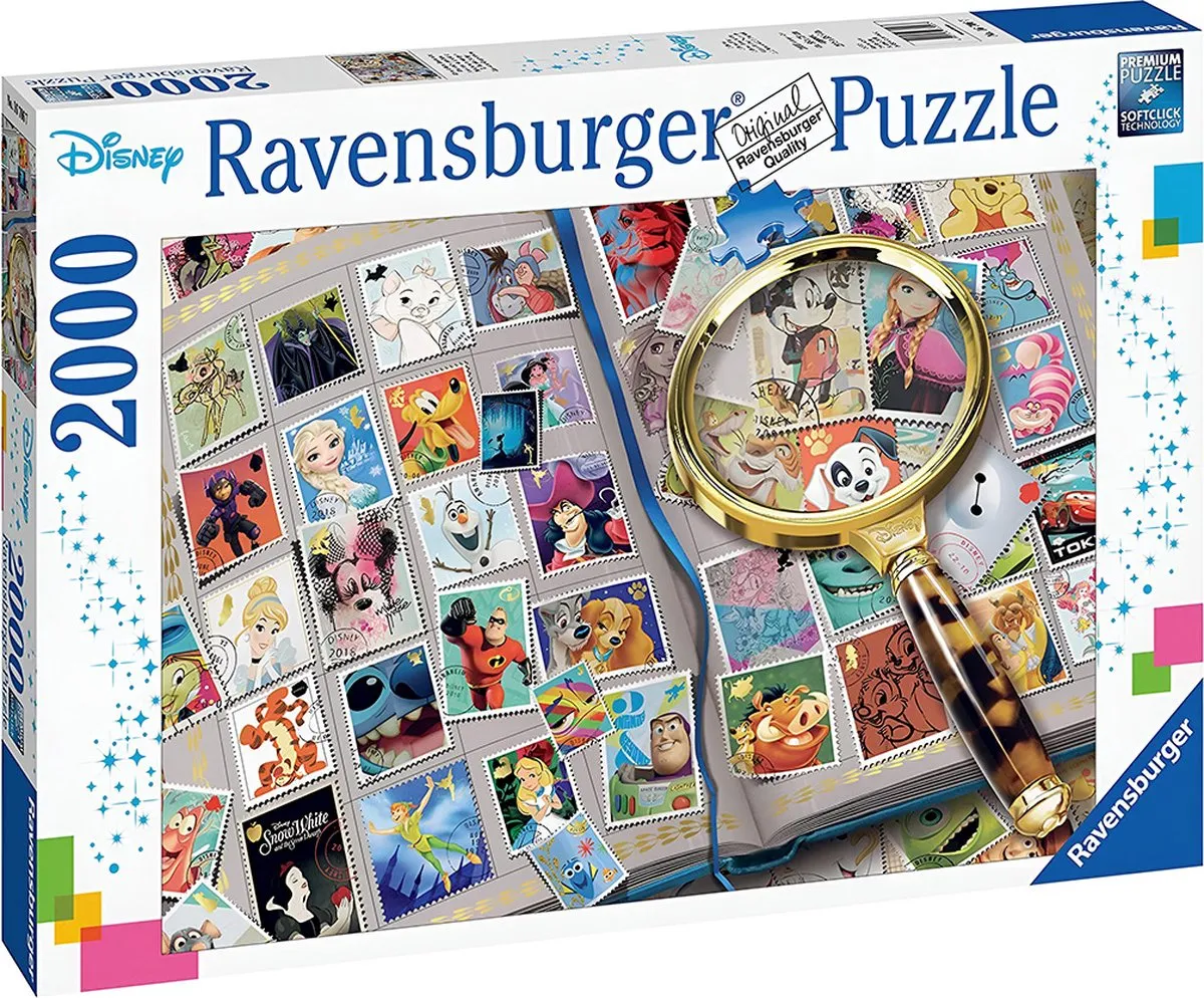 Ravensburger Mijn Mooiste Postzegels Legpuzzel 2000 Stuks - Multicolor