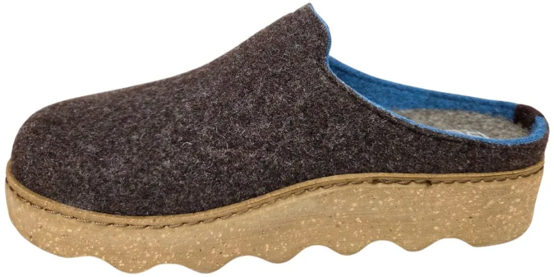 Rohde 6122 72 Foggia-D Pantoffels - Dames 40 - Bruin/Blauw