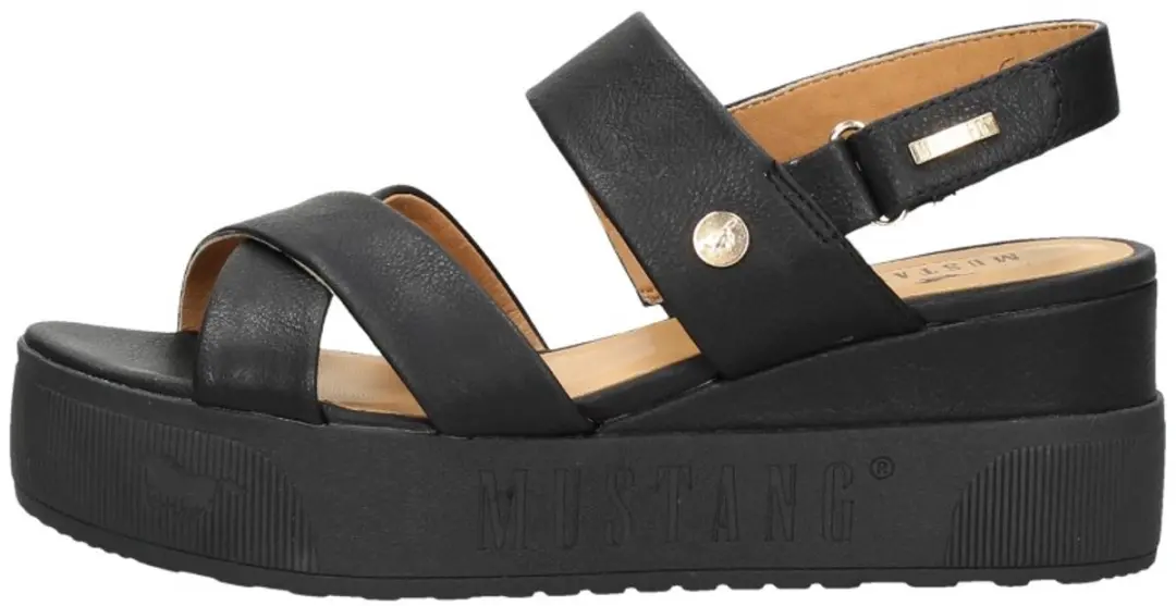 Mustang Sandalen Plat Sandalen Plat - Zwart - Maat 39 - afbeelding 2 van 6