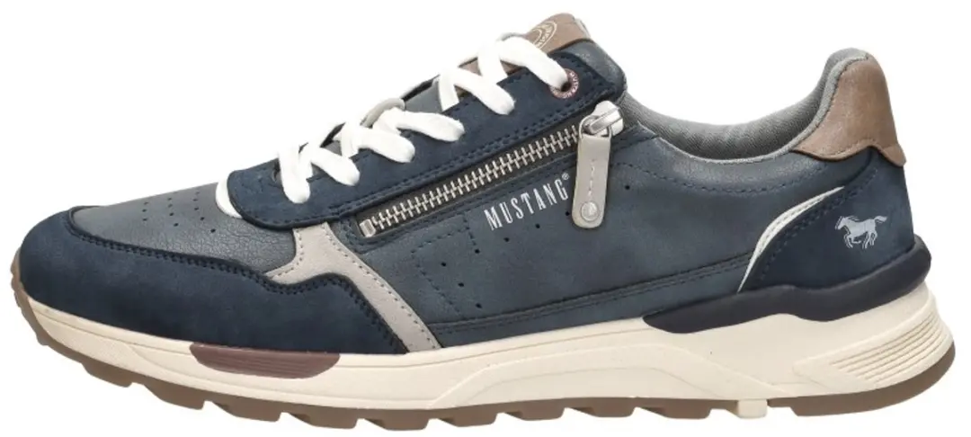 Mustang Sneakers Blauw Synthetisch - Maat 42 - afbeelding 2 van 6