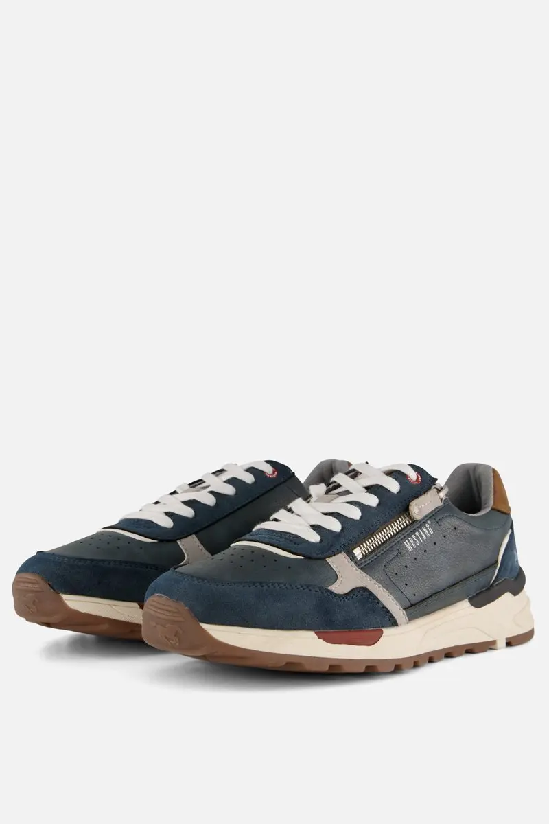 Mustang Sneakers blauw Synthetisch