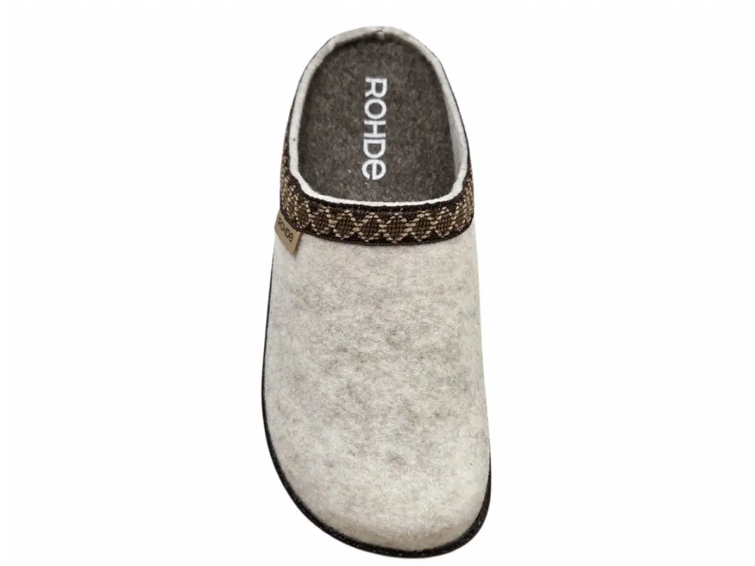 Rohde 6425 13 Pantoffel Open Sloffen - Wit - Maat 37