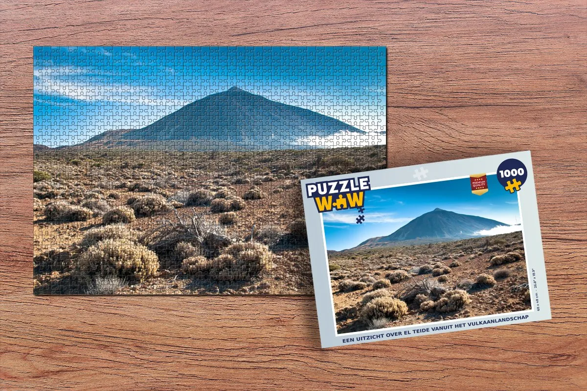 PuzzleWow Legpuzzel El Teide 1000 Stuks - Multicolor
