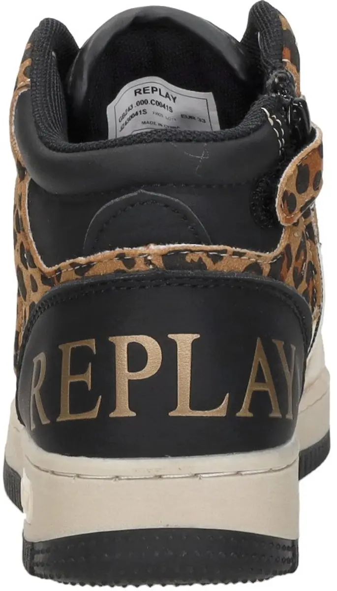 Replay Epic JR 6 Sneakers - Zwart - Maat 38 - afbeelding 6 van 6