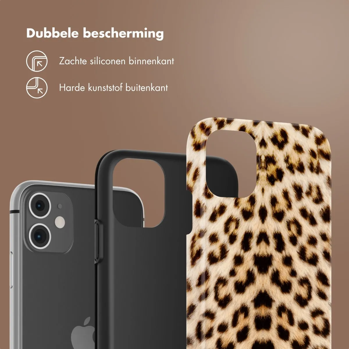 Selencia Hoesje iPhone 11 Wild Leo
