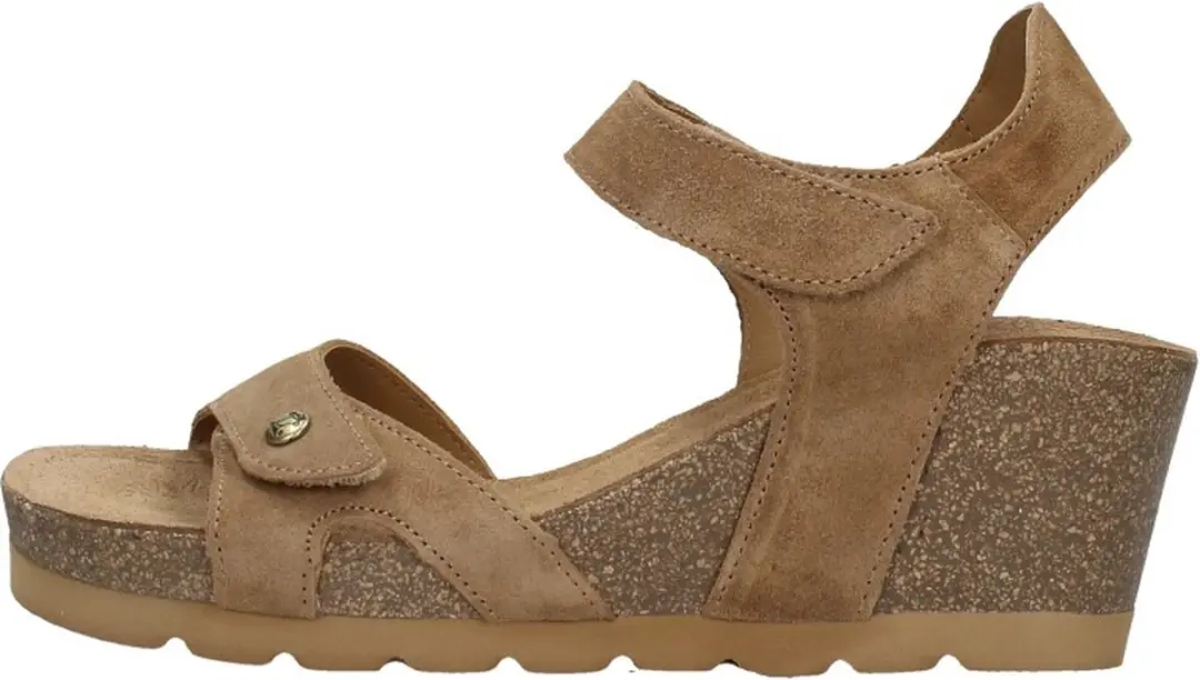 Panama Jack Vila B3 Velour Sandalen - Taupe - Maat 40