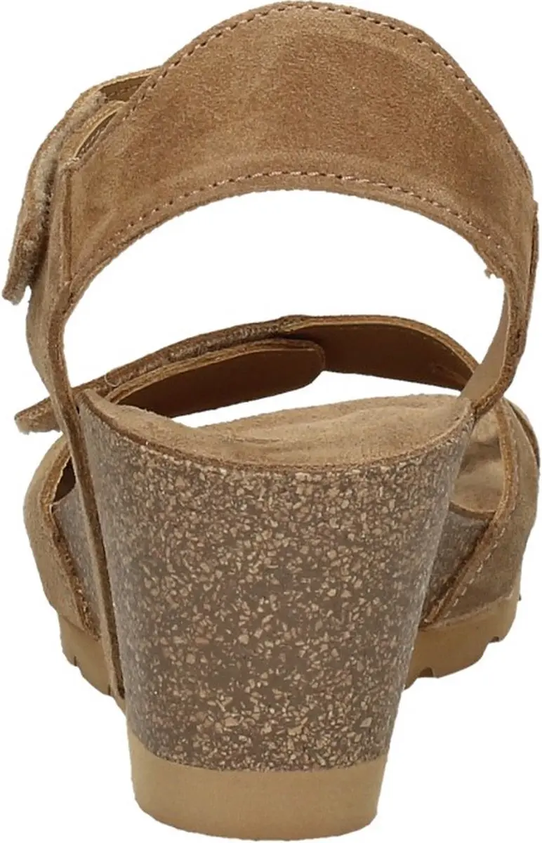 Panama Jack Vila B3 Velour Sandalen - Taupe - Maat 40