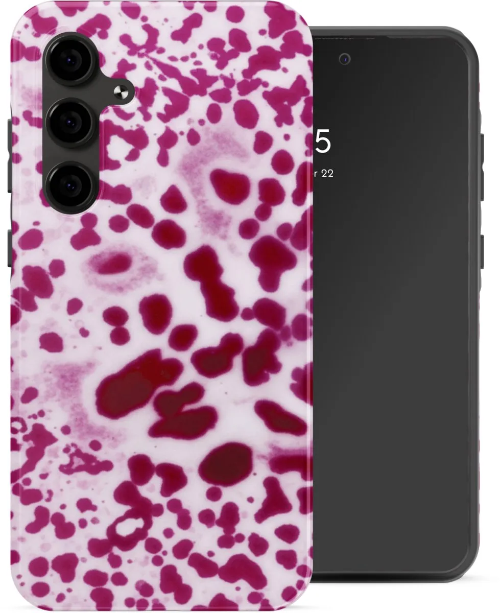 Selencia Hoesje Samsung Galaxy S24 FE Cosmic Orchid