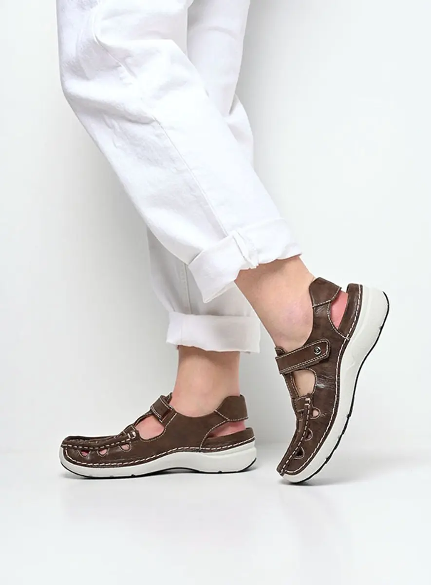 Wolky Dames Rolling Sun Comfortschoenen 38 - Bruin